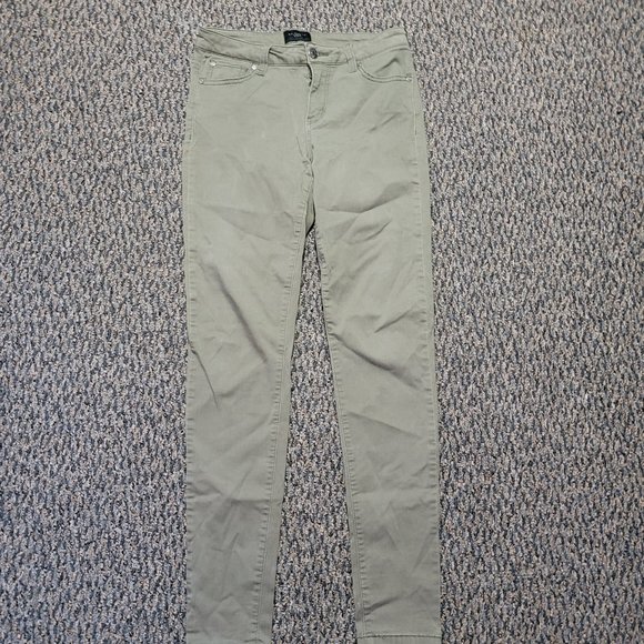 Celebrity Pink Moss Green Stretch Jeans Size 5 Waist 27 - Picture 8 of 16